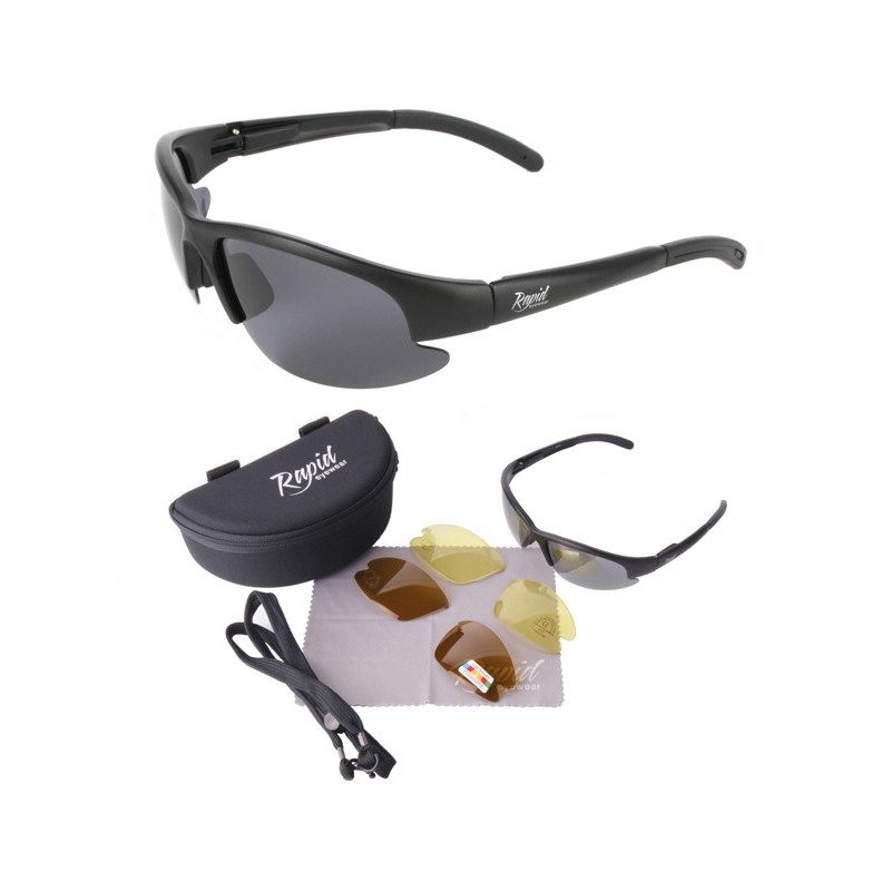 Fly Fishing Sunglasses, Polarised USA, Interchangeable Lenses