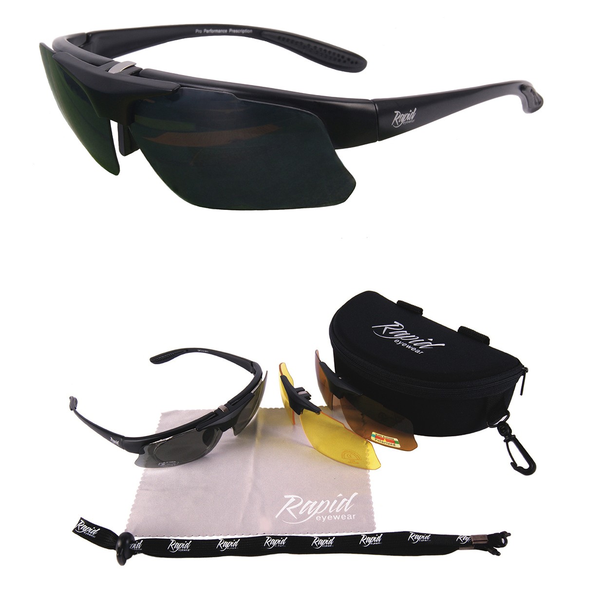 Remaldi polarised fishing glasses UV400 Bifocal wrap around Strength 2.50 Eyes